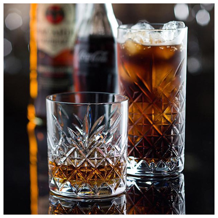 Ly thủy tinh , ly rock uống Whisky, cốc thủy tinh cao cấp sang trọng phong cách châu Âu Dung tích 300ml Rock12 -maydecor
