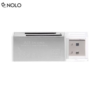Đọc thẻ nhớ reader chuẩn tốc độ 2.0 all in one dt105 hỗ trợ định dạng thẻ nhớ ms pro m2 microsd tf ms duo sd sdhc