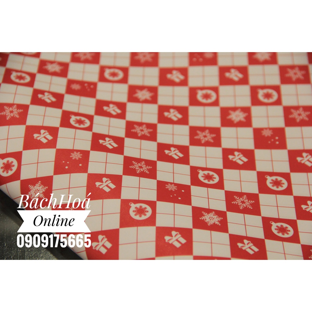 Giấy gói quà Noel-Giáng sinh - giấy gân