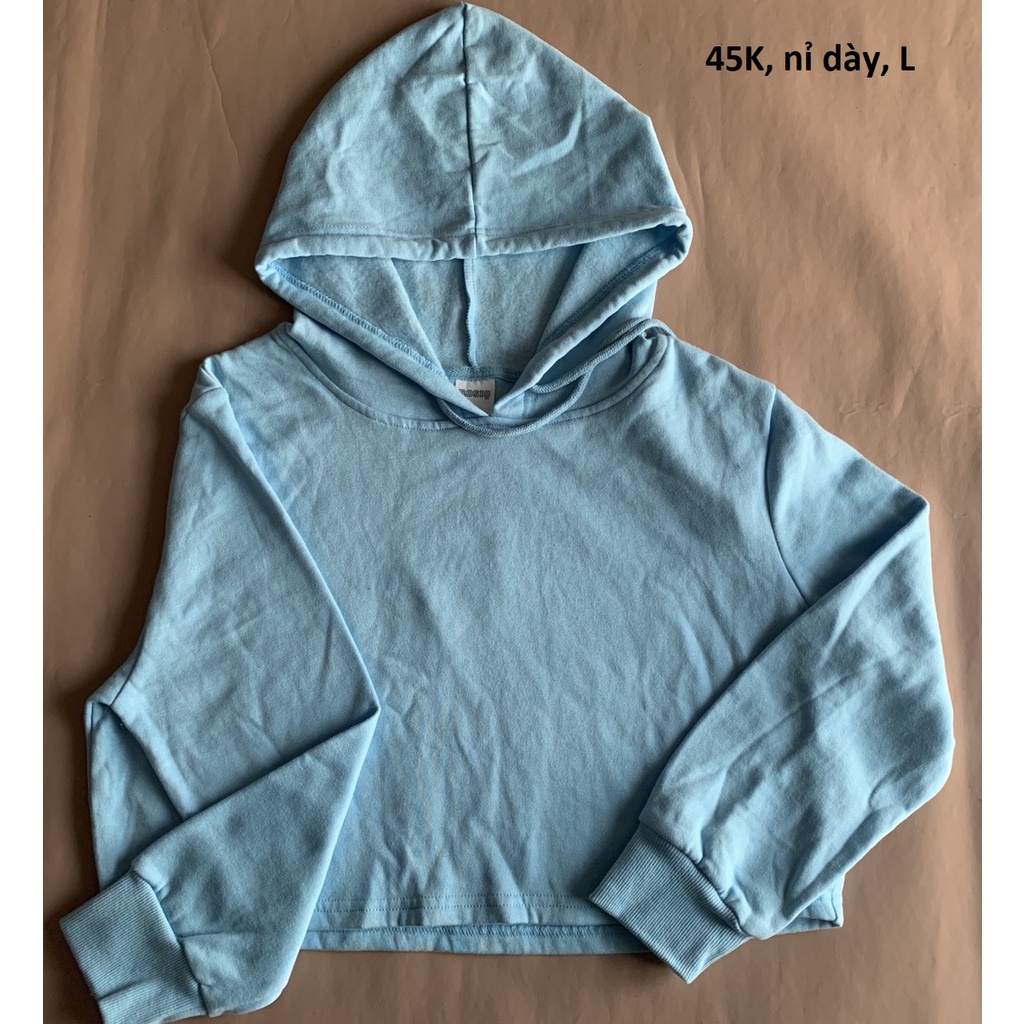 Áo chui đầu HOODIE nữ có mũ và dây rút xuất dư Mỹ