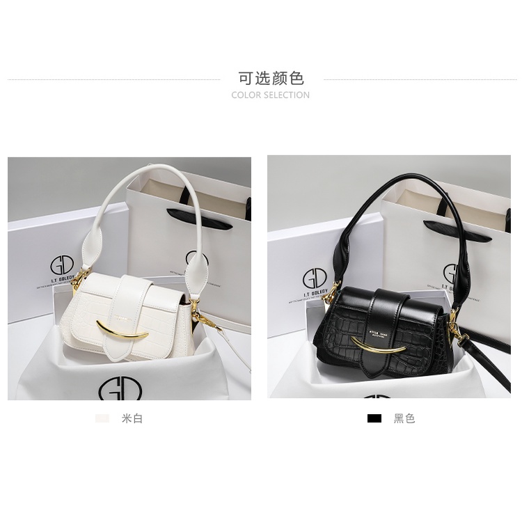 Túi Đeo Vai Vân Da Cá Sấu Cao Cấp Thời Trang Hong Kong ITGDLEDY Cho Nữ