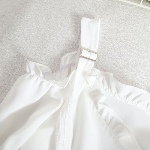 Áo kiểu croptop trễ vai kiểu dáng rút dây dự tiệc nữ tính