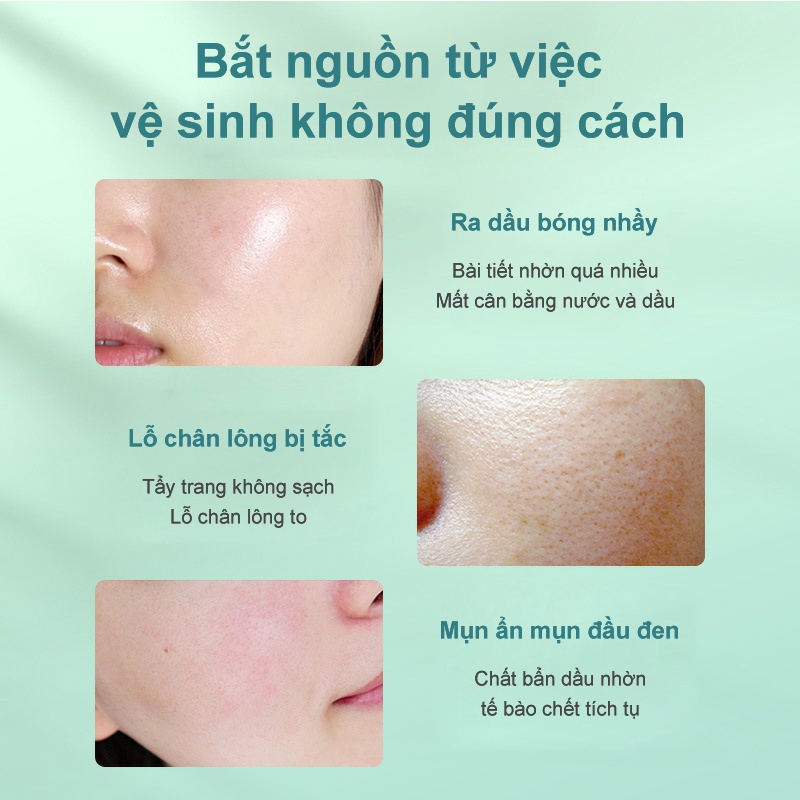 Mặt nạ Đất sét mặt nạ làm sạch giảm mụn đầu đen 100g làm sạch sâu se khít lỗ chân lông kiểm soát dầu dưỡng ẩm