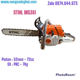 máy cưa xích stihl ms 381 || đi khai thác || 72cc