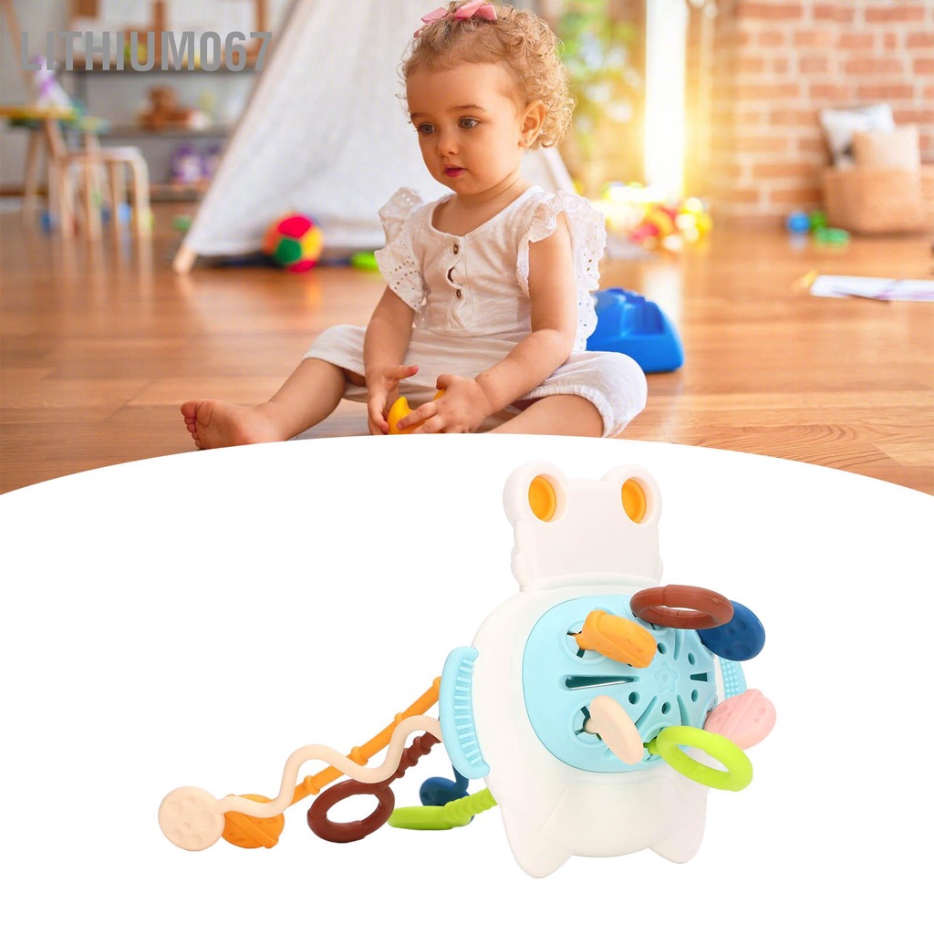 Đồ Chơi Dây Kéo Bằng Silicone 6 12 Tháng Phát Triển Trí Tuệ Cho Bé 1 2 Tuổi - Màu Sắc Tươi Sáng Phát Triển Giác Quan Cho Trẻ Em - Lithium067