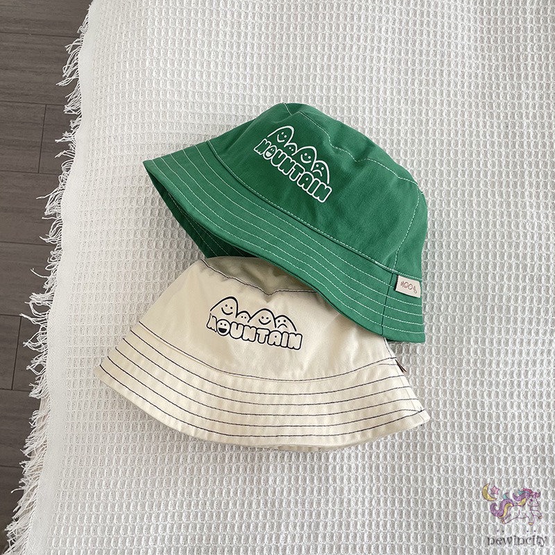 Nón Tai Bèo Thêu Họa Tiết Hoạt Hình Phong Cách Hàn Quốc Dễ Thương Cho Bé Trai Và Gái