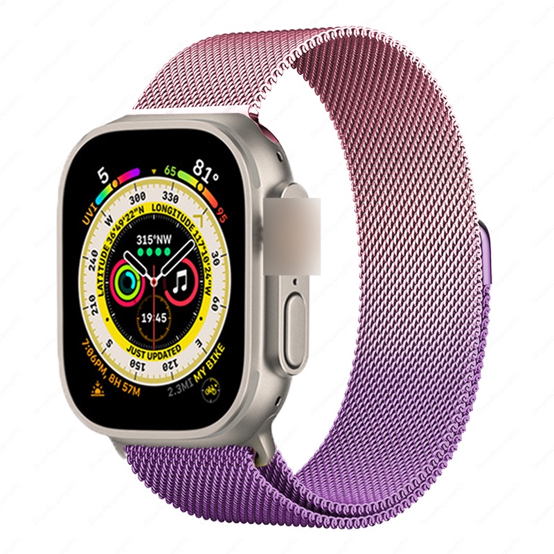 Dây Đeo Đồng Hồ Bằng Thép Không Gỉ 49mm 45mm 44mm 42mm 38mm 41mm 40mm Cho iwatch serie Ultra 8 7 6 SE 5 4 3 2 1