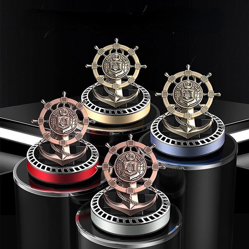 Máy Khuếch Tán Tinh Dầu Xoay Năng Lượng Mặt Trời Trang Trí Nội Thất Xe Hơi