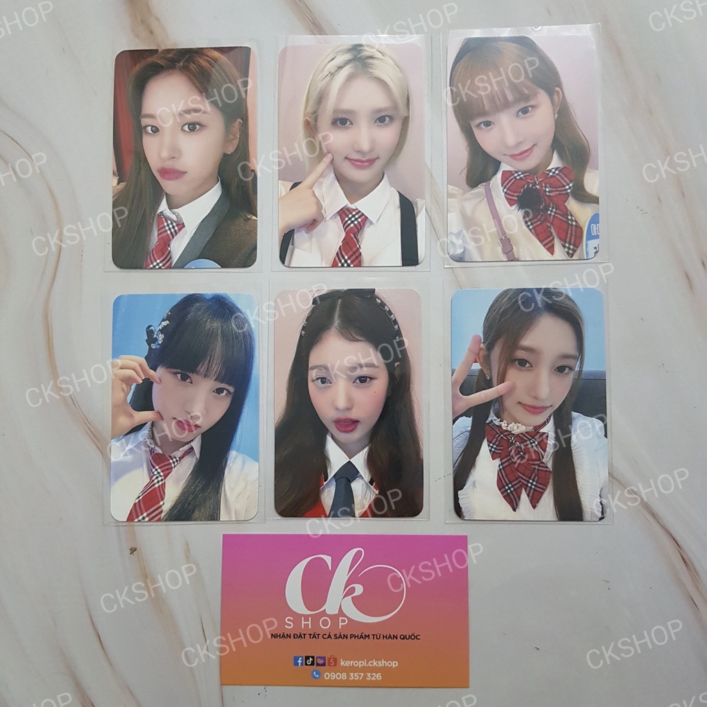 Bộ sưu tập photocard bo góc IVE AFTER LIKE, I AM có sẵn