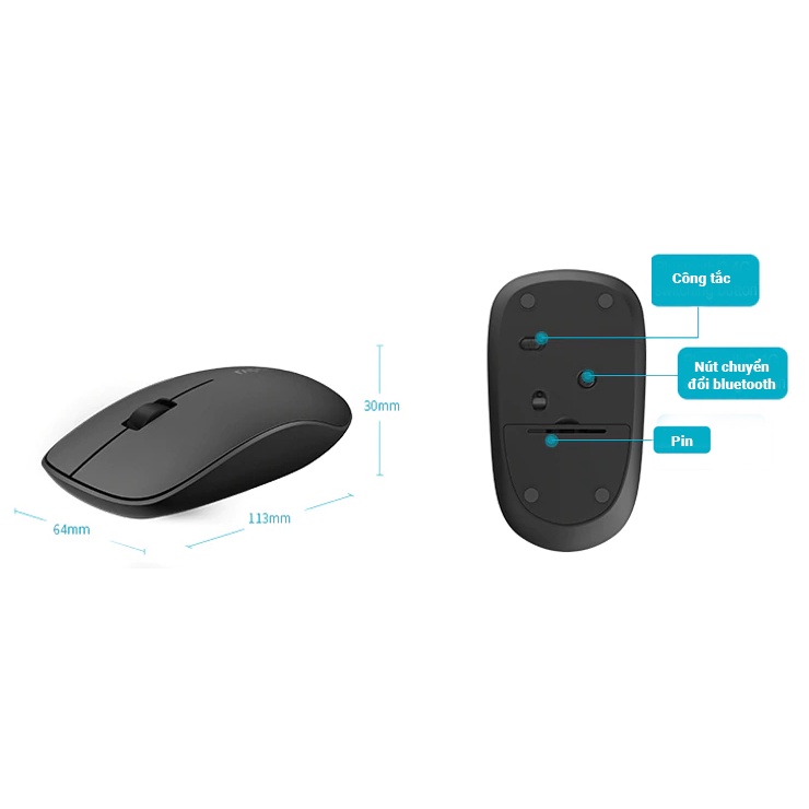 Chuột không dây Rapoo M200 Silent