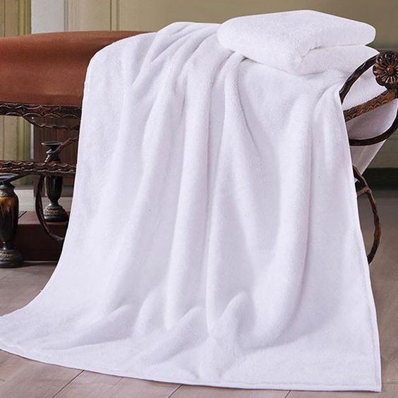 Khăn Tắm Khách Sạn 70x140cm 500g Khăn Mềm, Chất Vải Cotton Mềm Mịn, Thấm Hút Nước Tốt, Không Sổ Lông