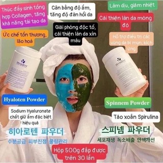 Mặt nạ tảo volayon xanh dương - xanh lá