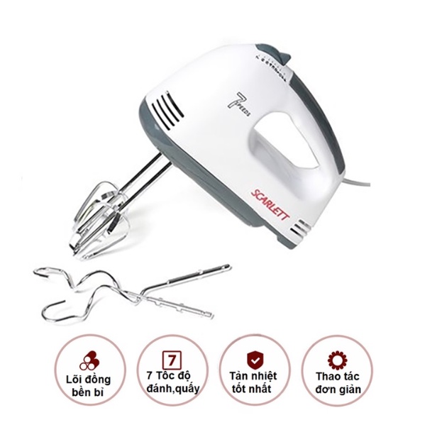 Máy Đánh Trứng SCAR HE-133 MẪU MỚI 2022