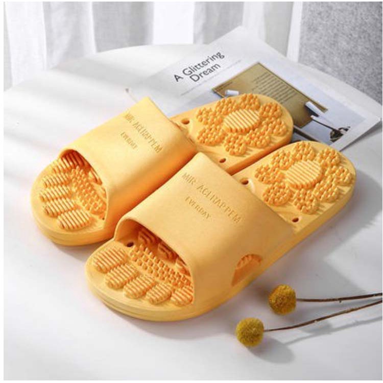 Dép Đi Trong Nhà Tắm, Gai massage lỗ thoáng khí, thoát nước, Văn Phòng, Hàng xuất Nhật chống trơn trượt Tintin DNL24