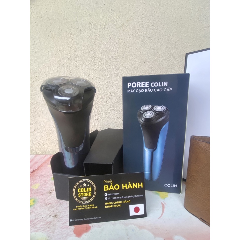 Máy cạo râu POREE Colin,Máy Cạo Râu Colin Lưỡi Tự Mài Sắc flyco FS873 chống nước IPX7 bảo hành 2 năm