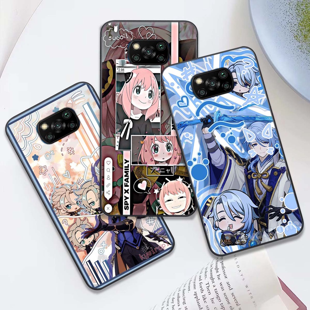 Ốp Xiaomi Poco X3 / Poco X3 Pro bộ hình anime siêu cute, siêu đáng yêu