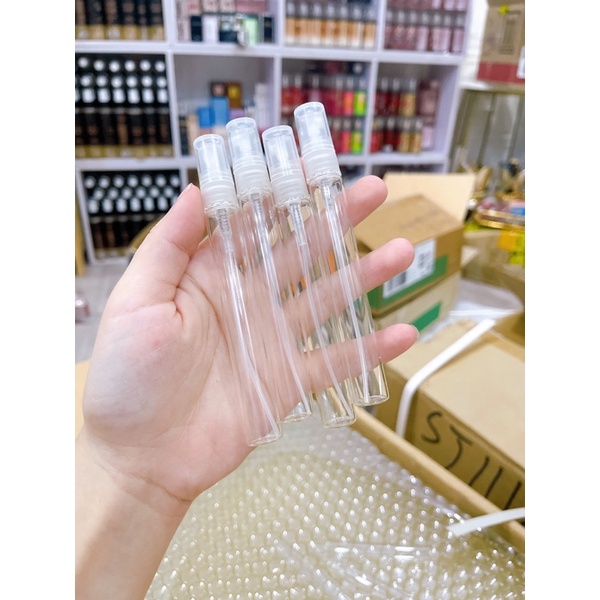 Chai chiết 10ml  thuỷ tinh