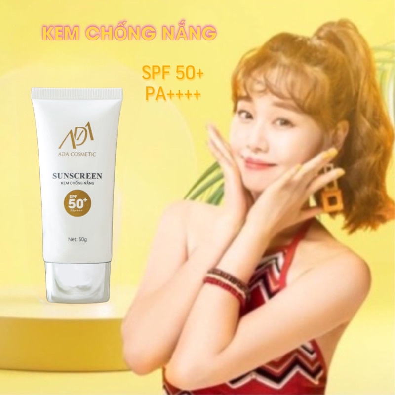 KEM CHỐNG NẮNG VẬT LÝ SPF 50+ ADA GROUP