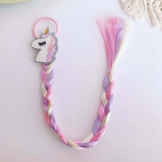 Dây cột tóc Pony kiểu tóc giả, độc đáo lạ mắt cho bé gái