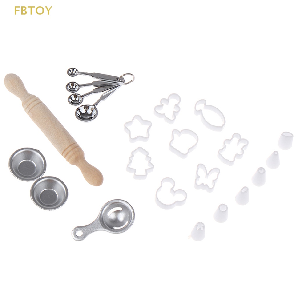 Muỗng Đo Lường Làm Bánh Tỉ Lệ 1: 12 Cho Nhà Búp Bê