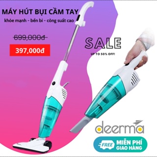 Máy Hút Bụi DEERMA DX118C - Công Suất 400W , Tiếng Ồn Nhỏ 76dB - Tặng Kèm 1 Đầu Lọc Thay Thế [Bảo Hành 1 Năm]