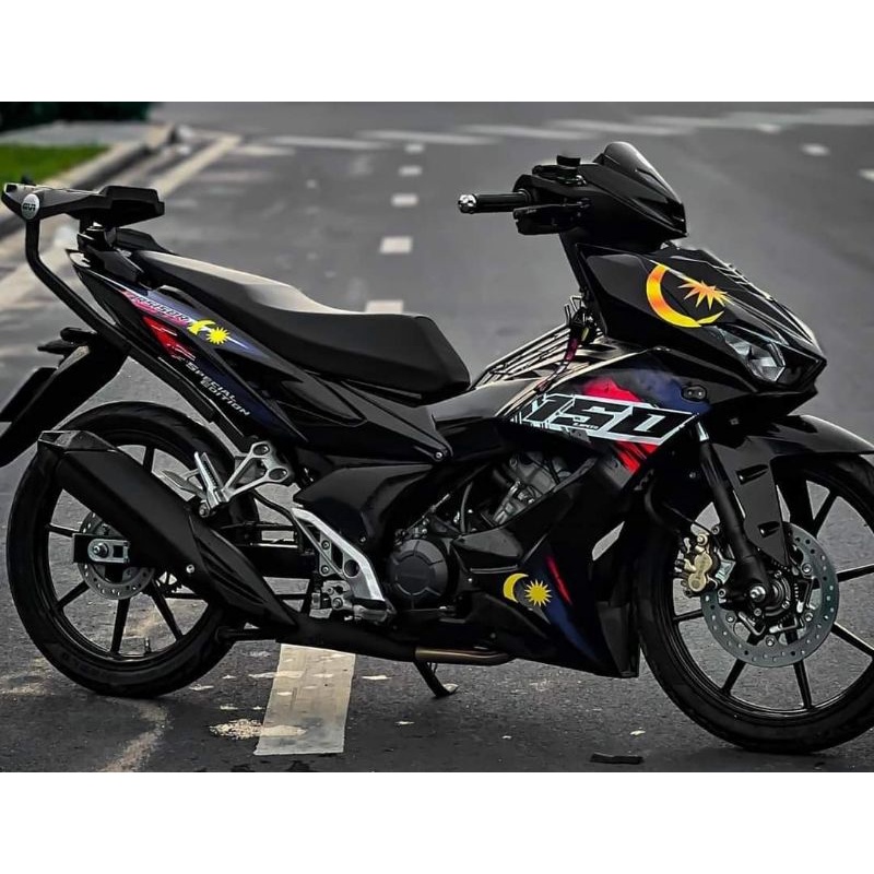 Tem Rời Winner X In Cờ Malaysia Đen