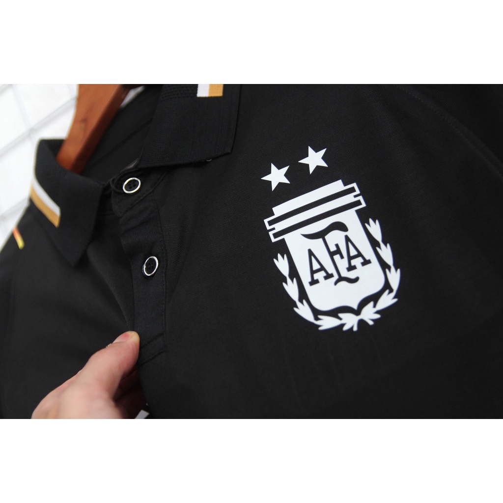 Áo polo Argentina Đen Sắc Màu 2022-2023