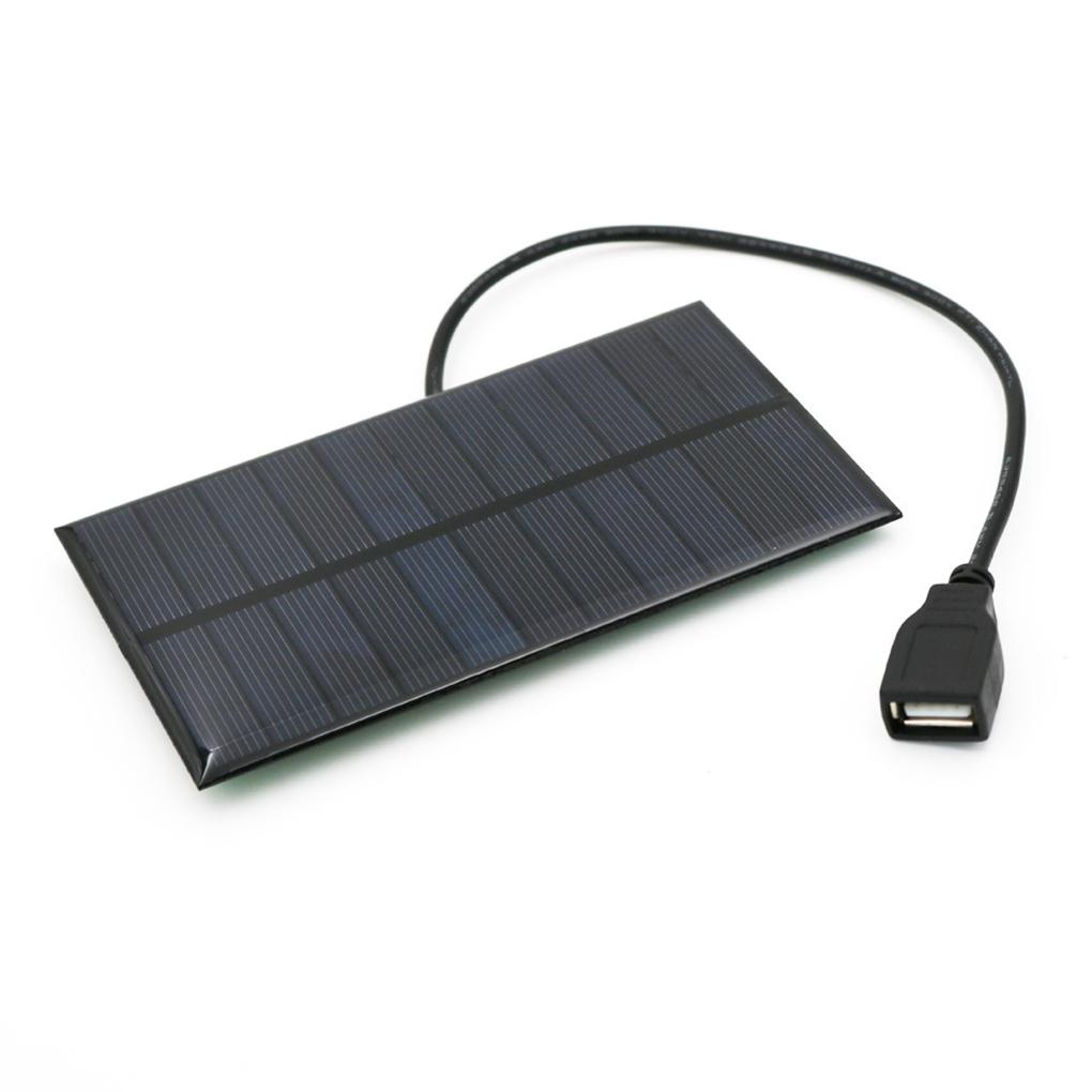 Tấm Pin Năng Lượng Mặt Trời 1 65W Kèm Sạc USB Chuyên Dụng Cho Leo Núi / Cắm Trại