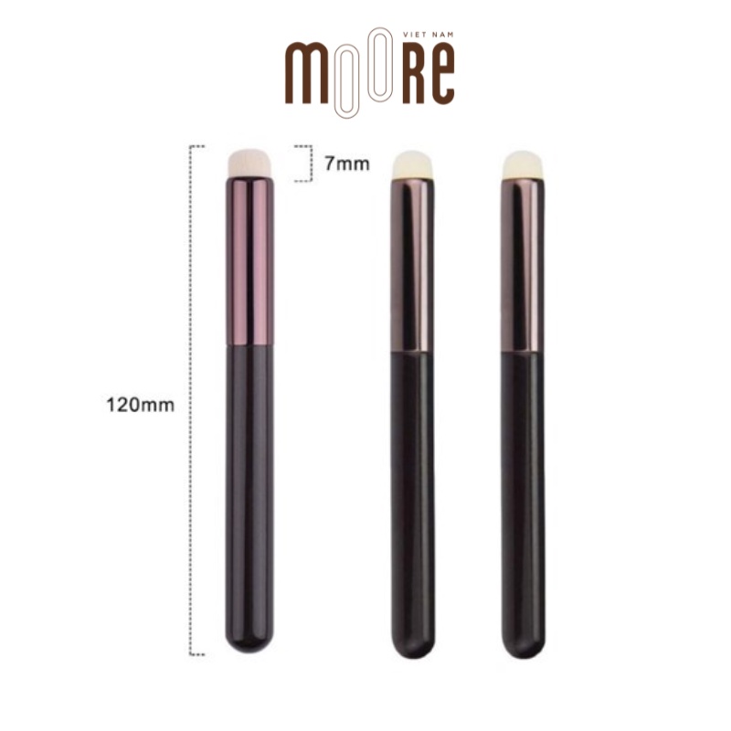 Cọ tán son môi đầu tròn - Habaria