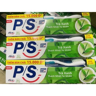 Kem Đánh Răng P/S Trà Xanh 180g