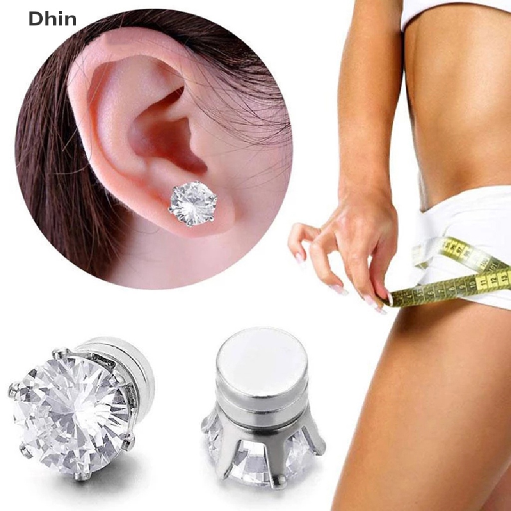 Bông Tai Nam Châm Hình Lymph Kích Thước 8cm Thời Trang