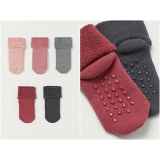 Set 5 đôi tất hồng hm h&m sz sz 16/18, 19/21 _hàng chính hãng authentic