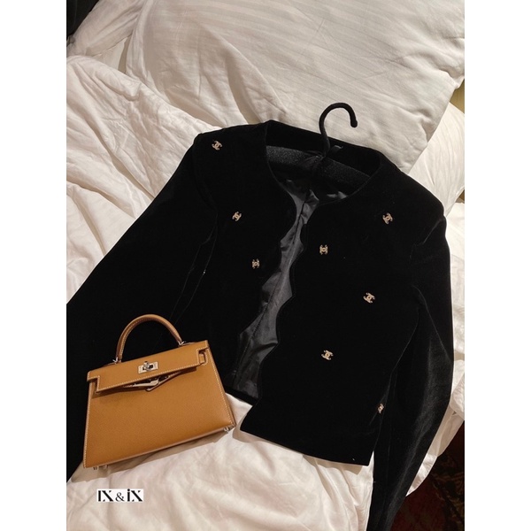 Set váy nhung chace cao cấp