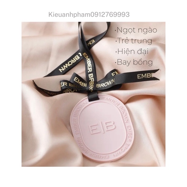 Sáp thơm nước hoa Ember Brown Scented Card treo tủ quân áo , treo ô tô , treo nhà vệ sinh , treo túi xách , balo