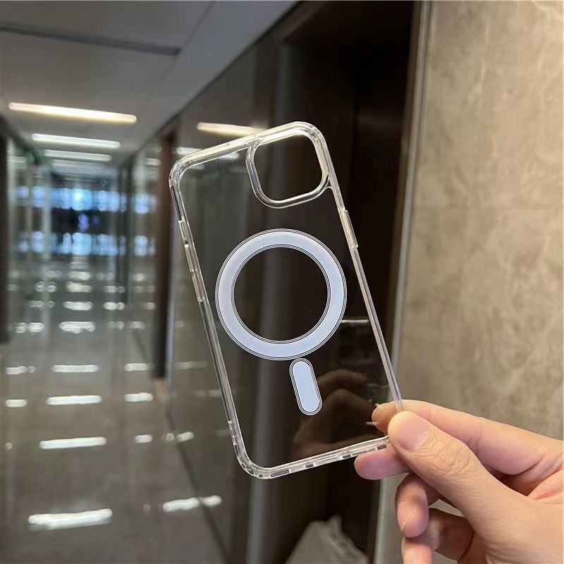 Ốp lưng iphone hít từ tính, hỗ trợ sạc hít không dây, chống sốc tốt, bảo vệ điện thoại