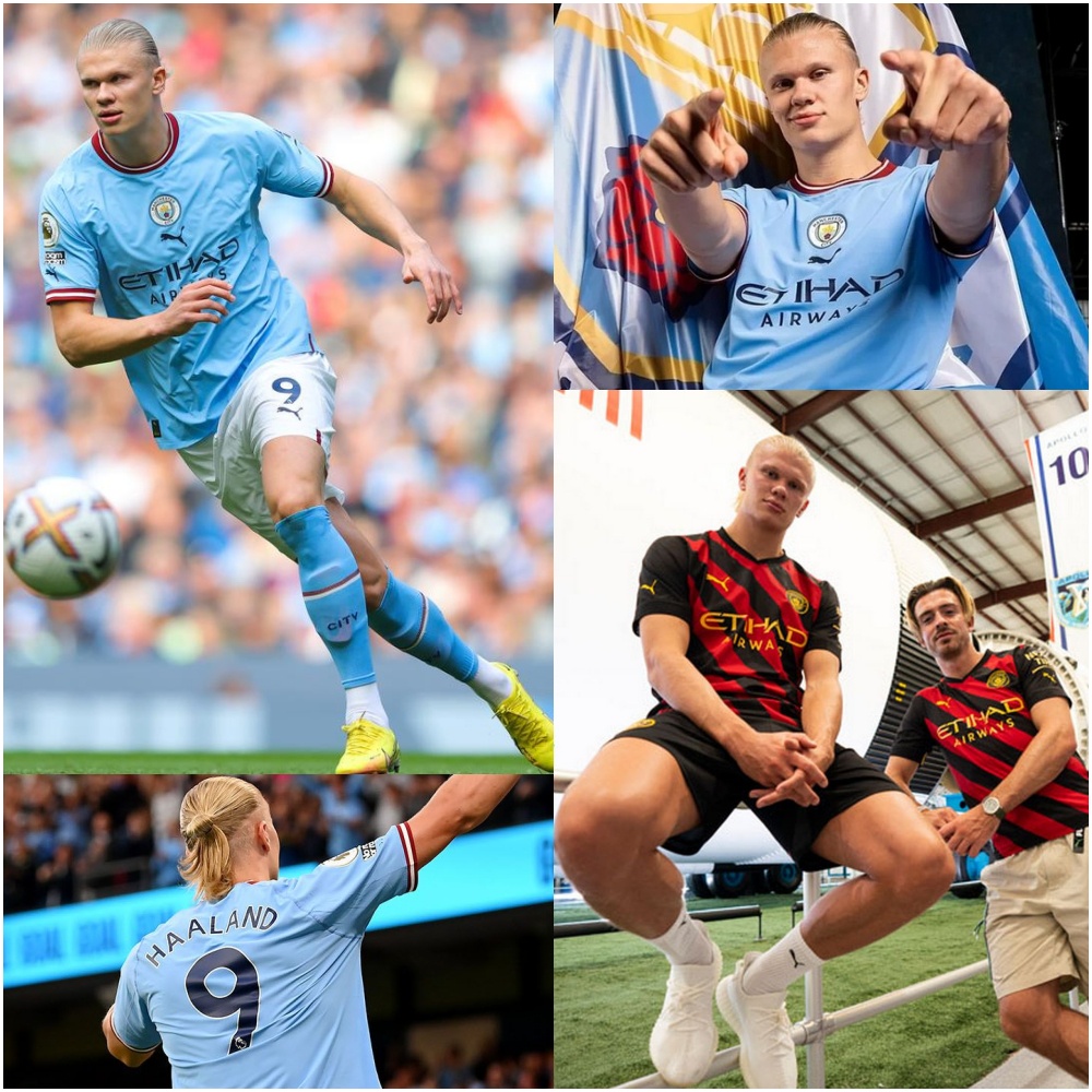 Quần áo cầu thủ HAALAND-MAN CITY mùa giải mới 2022-23