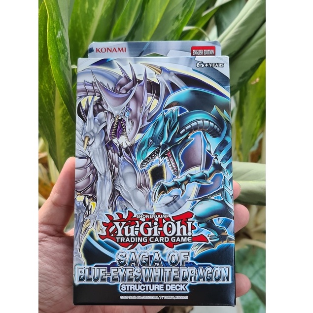 Hộp thẻ bài Yugioh Saga of Blue-Eyes White Dragon Structure Deck 2022 - Nhập khẩu Anh Quốc UK