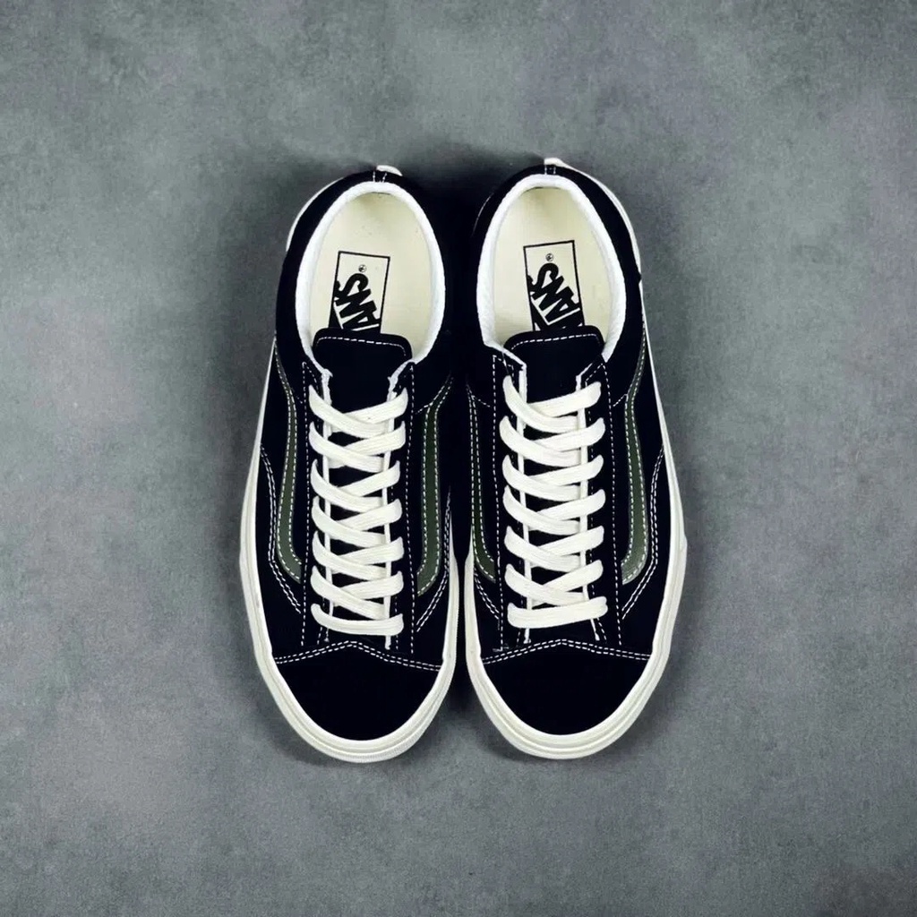Ready vans vaultogstyle 36 retro đen và trắng quanzhilong đầu ngắn giới hạn giày trượt ván thấp trên cùng giày vải