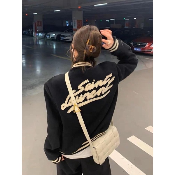 Áo Khoác SAINT LAURENT Cá Tính Mạnh Mẽ Dành Cho Cả Nam và Nữ