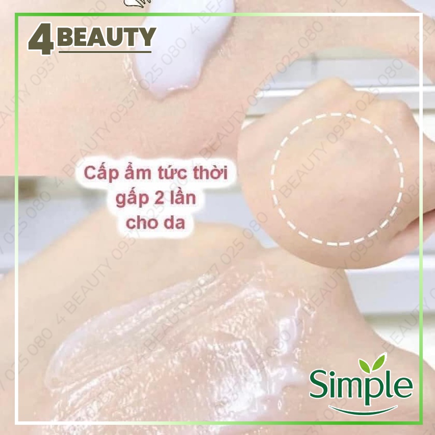 Kem Dưỡng Simple Cấp Ẩm Dành Cho Mọi Loại Da 125ml - Simple Kind To Skin Hydrating Light Moisturiser - 4beauty