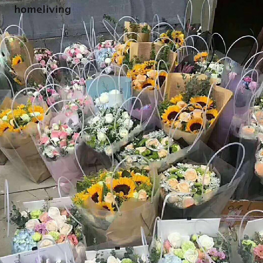 Túi Xách Nhựa PP Trong Suốt Hình Thang Máy Dùng Làm Quà Tặng