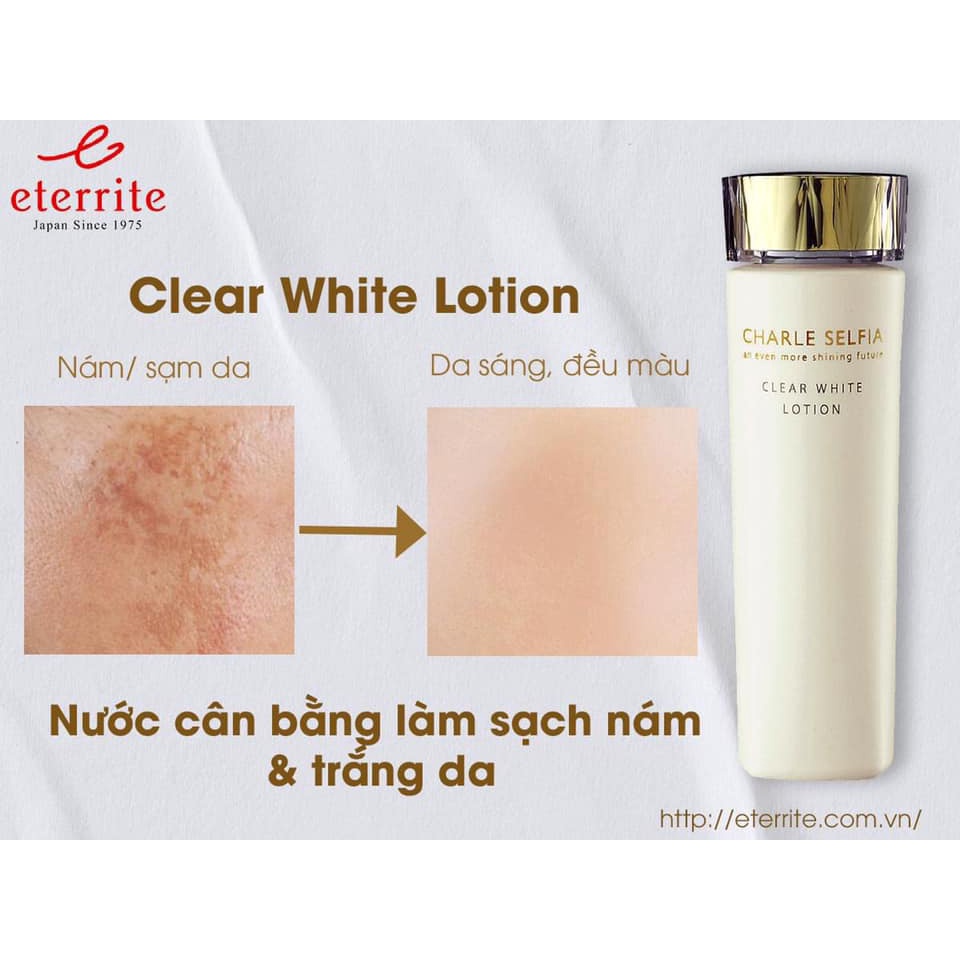 Sữa dưỡng làm sạch nám và trắng da ETERRITE 100ml