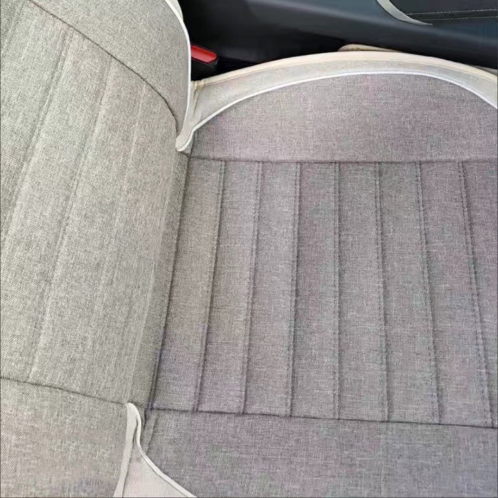Vỏ Bọc Ghế Xe Hơi- Áo Ghế Ô Tô Bằng Vải Lanh Thông Dụng BG14