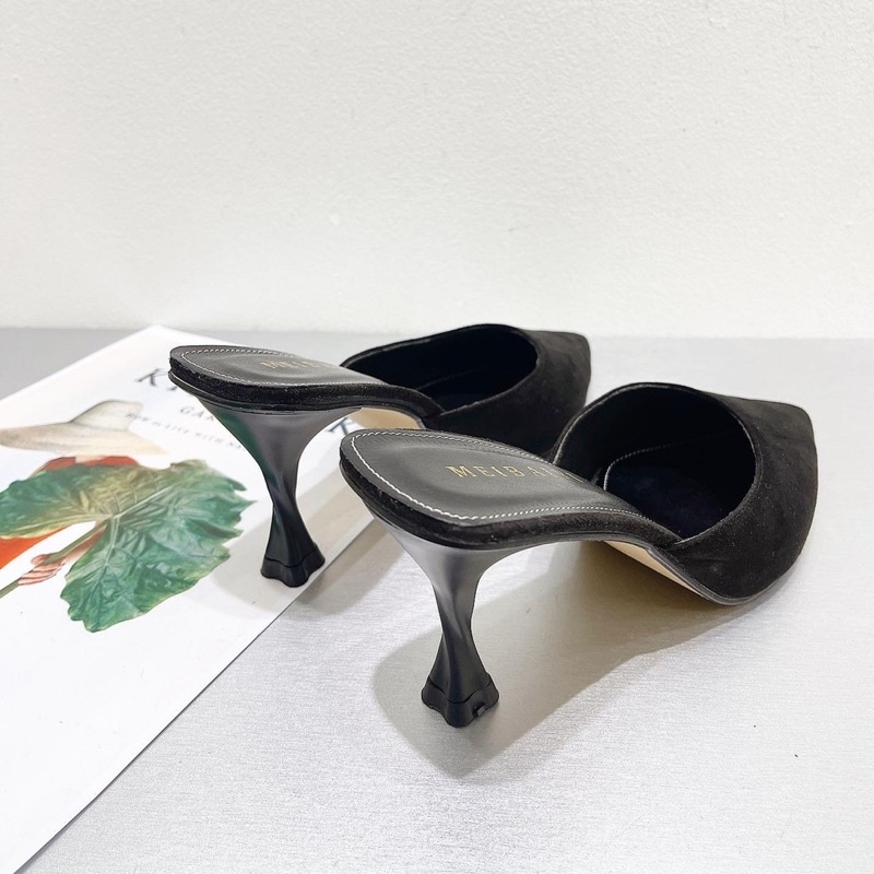 Dép sục da trơn cao gót siêu xinh gót nhọn 7 phân