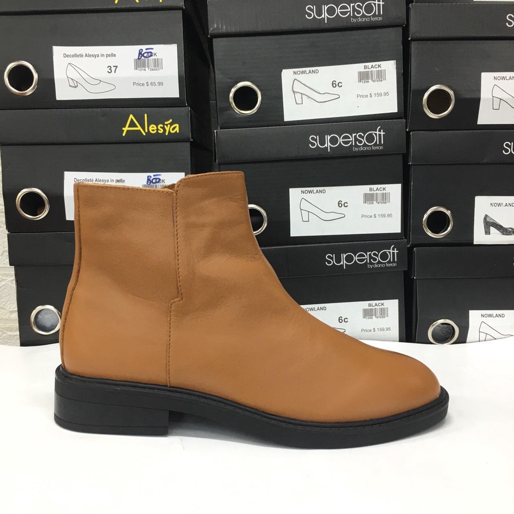 Boot HARPER da khoá kéo 2cm