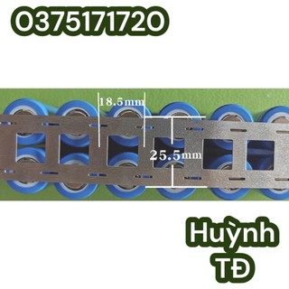 Kẽm đôi 2 hàng 0.2*25 mm, hàn cell pin 18650.