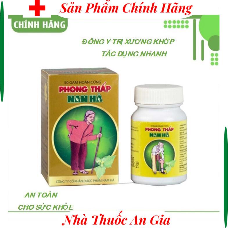 Hoàn Phong Thấp Nam Hà - Lọ 50g - Hỗ Trợ Phong Tê Thấp, Tê Bì Chân Tay, Nhức Mỏi Xương Khớp