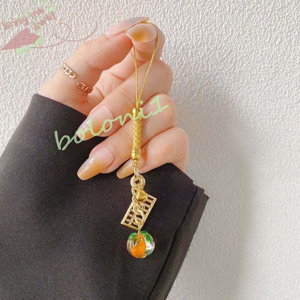 Dây Treo Điện Thoại Đôi May Mắn Bằng Kim Loại Quà Tặng Trang Sức Cho Nữ