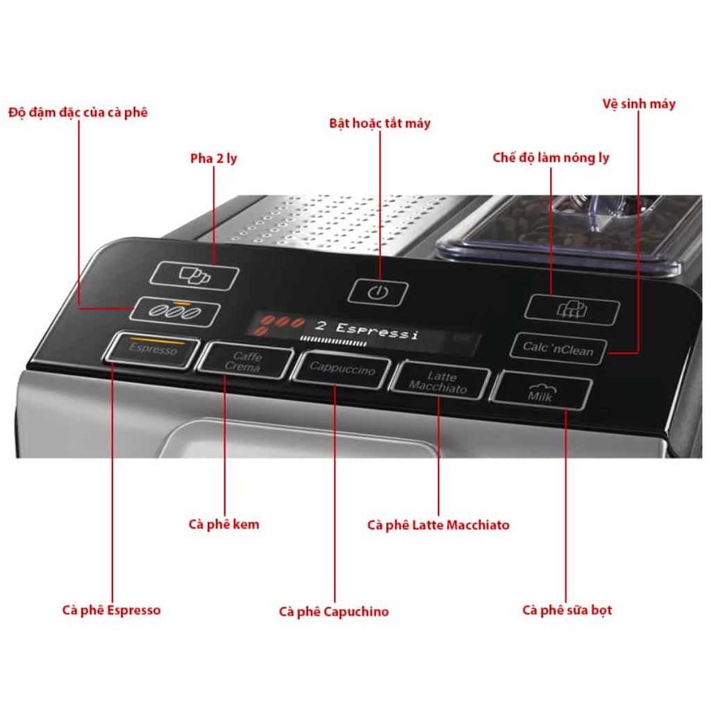 MÁY PHA CÀ PHÊ TỰ ĐỘNG BOSCH VEROCUP 300 TIS30351DE