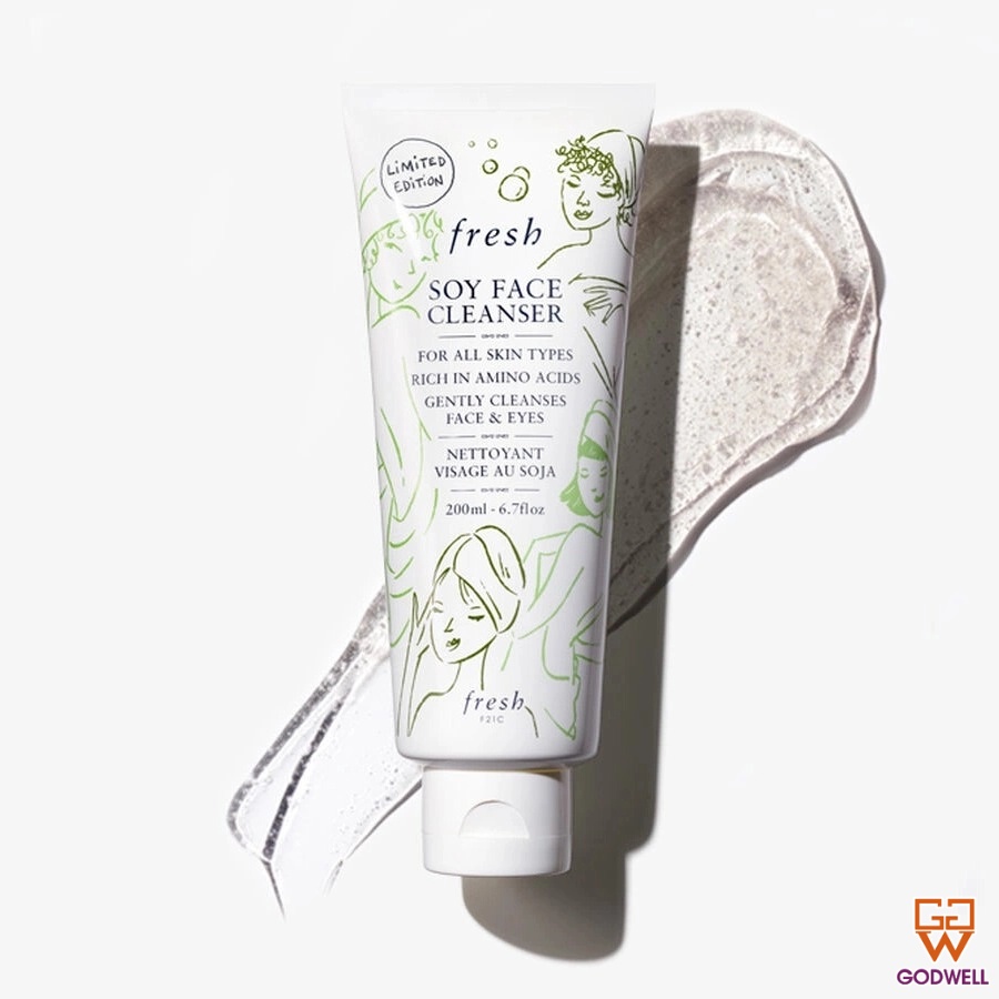 Sữa rửa mặt dành cho da nhạy cảm FRESH Soy Face Cleanser 250ml limited edition